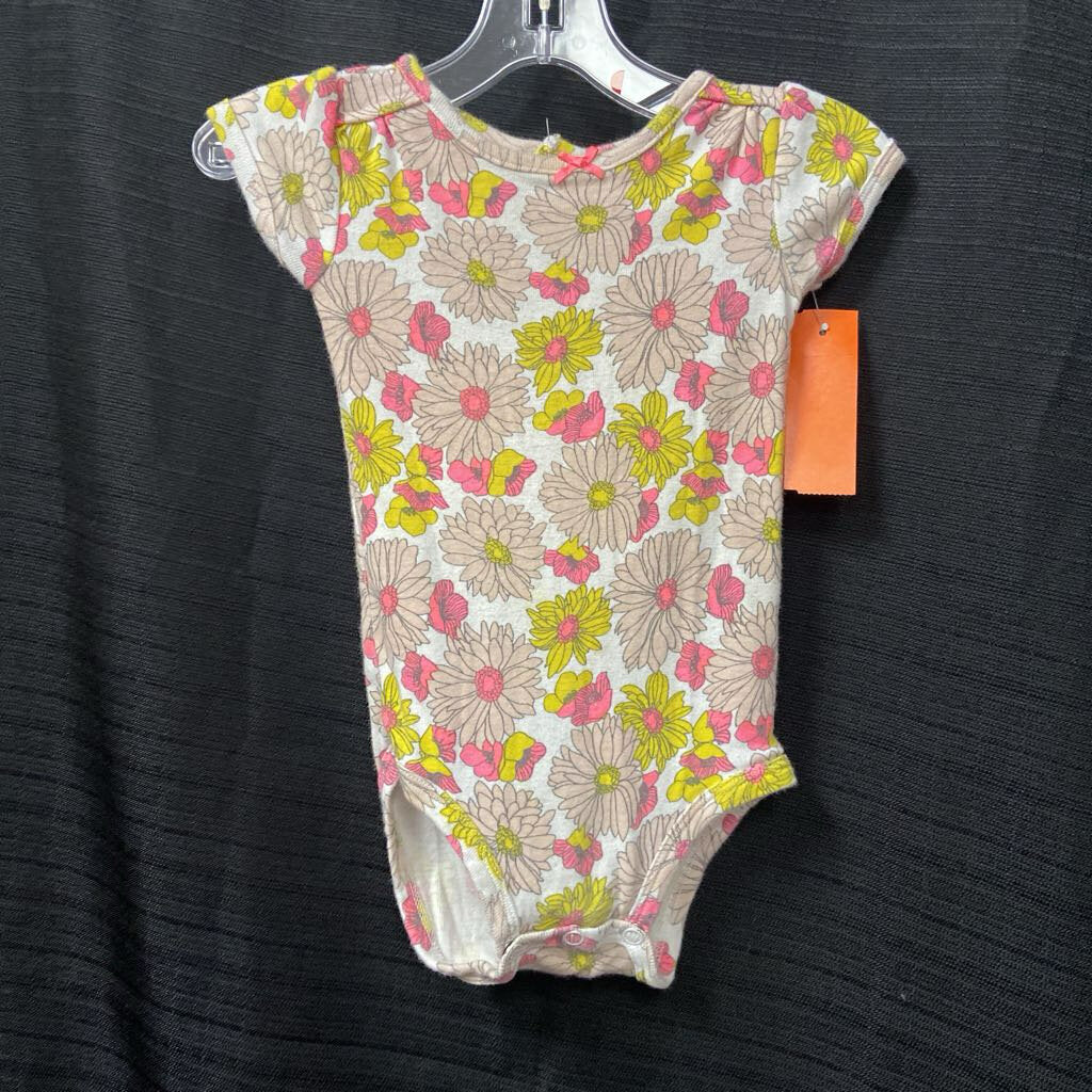 zinnia print back snap outfit