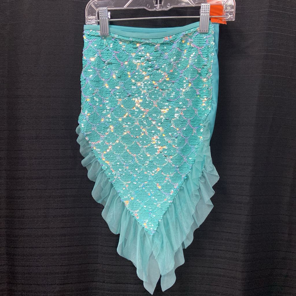sequin mermaid swim skirt