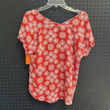 Load image into Gallery viewer, patterned cross back top (pink rose)
