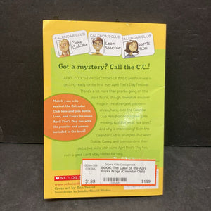 The Case of the April Fool's Frogs (Calendar Club) (Nancy Star) -series paperback