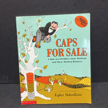 Load image into Gallery viewer, Caps for Sale: A Tale of a Peddler, Some Monkeys and Their Monkey Business (Esphyr Slobodkina) -paperback
