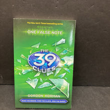 Load image into Gallery viewer, One False Note (The 39 Clues) (Gordon Korman) -series paperback
