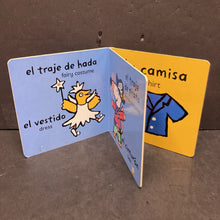 Load image into Gallery viewer, Maisy's Clothes / La Ropa De Maisy (In Spanish) (Lucy Cousins) -character board
