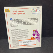 Load image into Gallery viewer, Art (Baby Einstein Let's Explore) -hardcover educational
