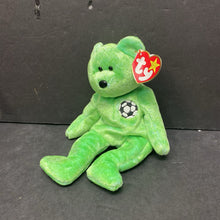 Load image into Gallery viewer, Kicks the Soccer Bear Beanie Baby
