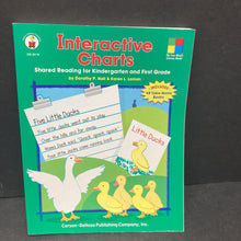 Load image into Gallery viewer, Interactive Charts: Shared Reading for Kindergarten and First Grade (Dorothy P. Hall &amp; Karen L. Loman) -workbook
