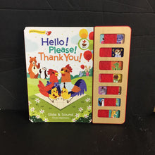 Load image into Gallery viewer, Hello! Please! Thank You! (Slide &amp; Sound) -board sound
