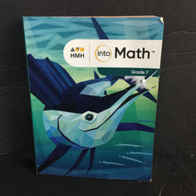 Load image into Gallery viewer, Into Math Grade 7 (Houghton-Mifflin Harcourt) -workbook
