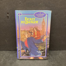 Load image into Gallery viewer, Ticket to Danger (A Cassandra Mystery) (Jennifer Austin) -hardcover series
