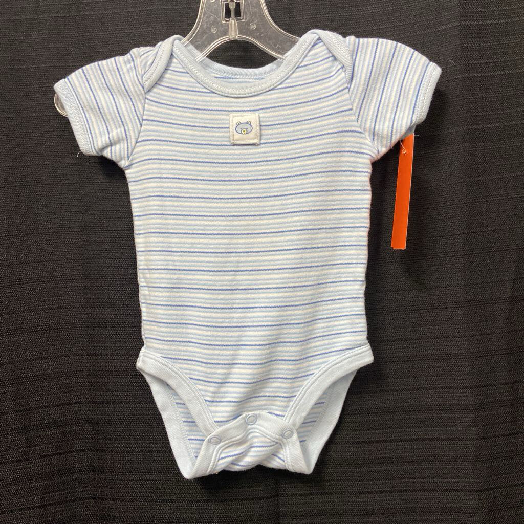 striped outfit w/ bear face