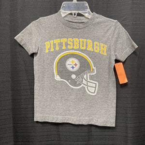 "Pittsburg" football helmet shirt