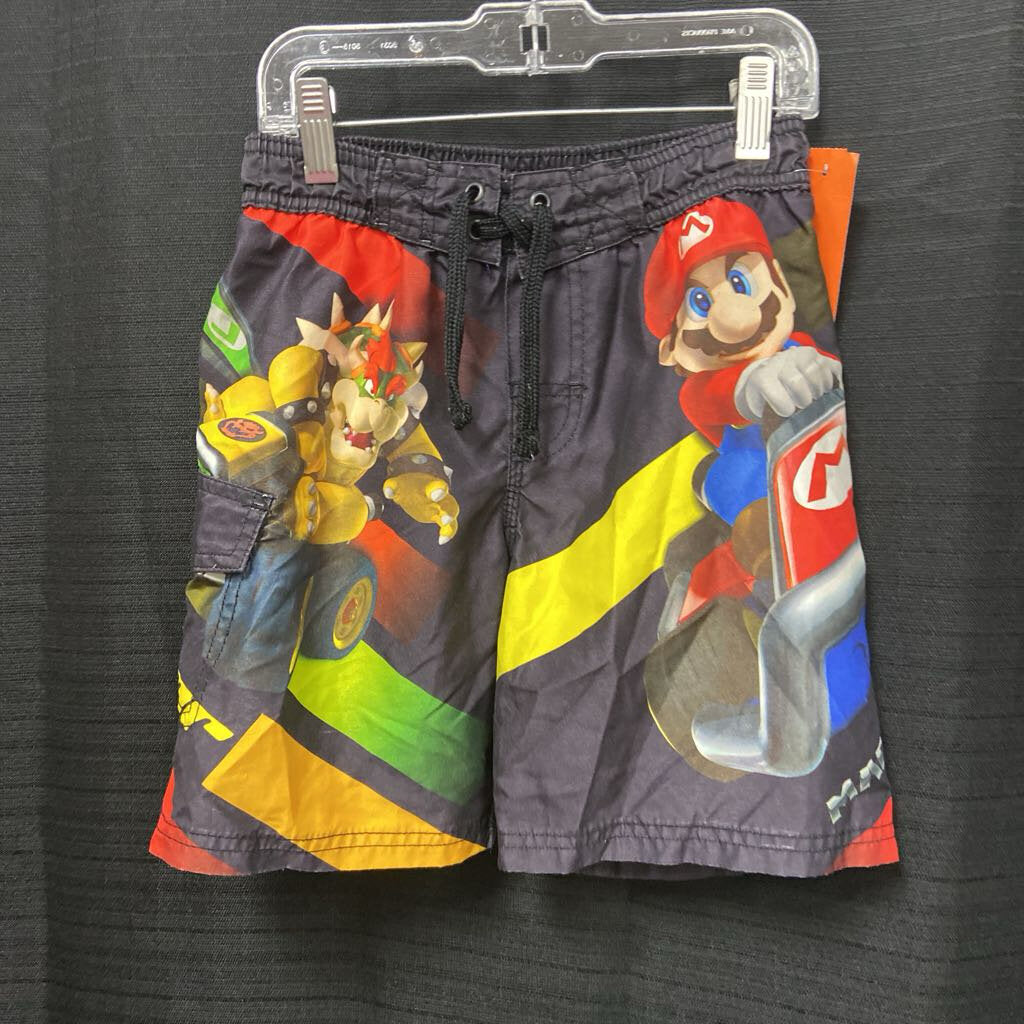 Bowser & Mario kart swim shorts