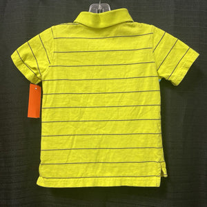 "Authentic" striped polo shirt