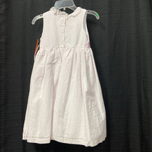 Load image into Gallery viewer, ruffle neck dots dress w/ bow (NEW)
