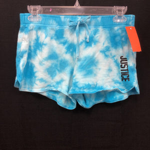 tie dye drawstring shorts