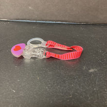 Load image into Gallery viewer, Striped Pacifier Clip
