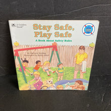 Load image into Gallery viewer, Stay Safe, Play Safe: A Book About Safety Rules (Barbara Seuling) (Golden Book) -paperback

