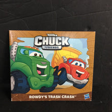 Load image into Gallery viewer, Rowdy's Trash Crash (Tonka Chuck &amp; Friends) -paperback character
