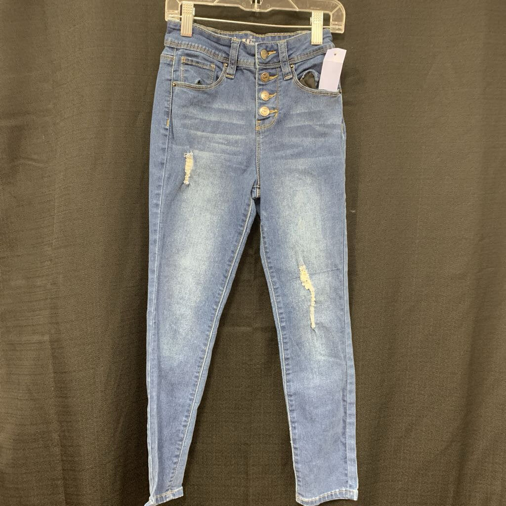 Distressed Denim Pants