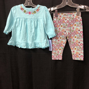 2pc Flower Heart Outfit (Baby Works)