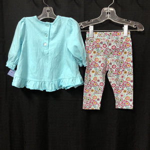 2pc Flower Heart Outfit (Baby Works)