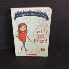 Load image into Gallery viewer, Girl's Best Friend (Maggie Brooklyn Mystery) (Leslie Margolis) -paperback chapter
