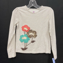 Load image into Gallery viewer, Polka Dot Flower T-Shirt Top
