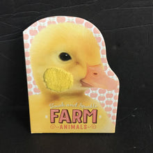 Load image into Gallery viewer, Farm Animals (Touch and Sparkle) -touch &amp; feel board
