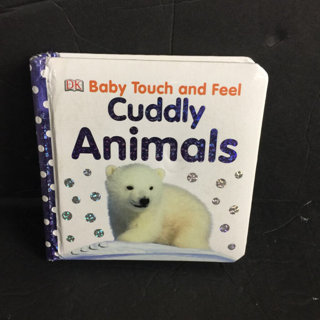 Cuddly Animals (DK Baby) -touch & feel board