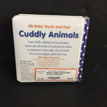 Load image into Gallery viewer, Cuddly Animals (DK Baby) -touch &amp; feel board
