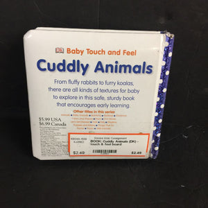 Cuddly Animals (DK Baby) -touch & feel board