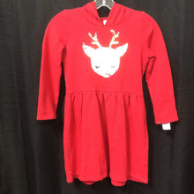 Load image into Gallery viewer, Hooded Reindeer Dress
