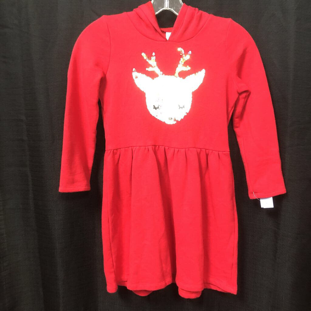Hooded Reindeer Dress
