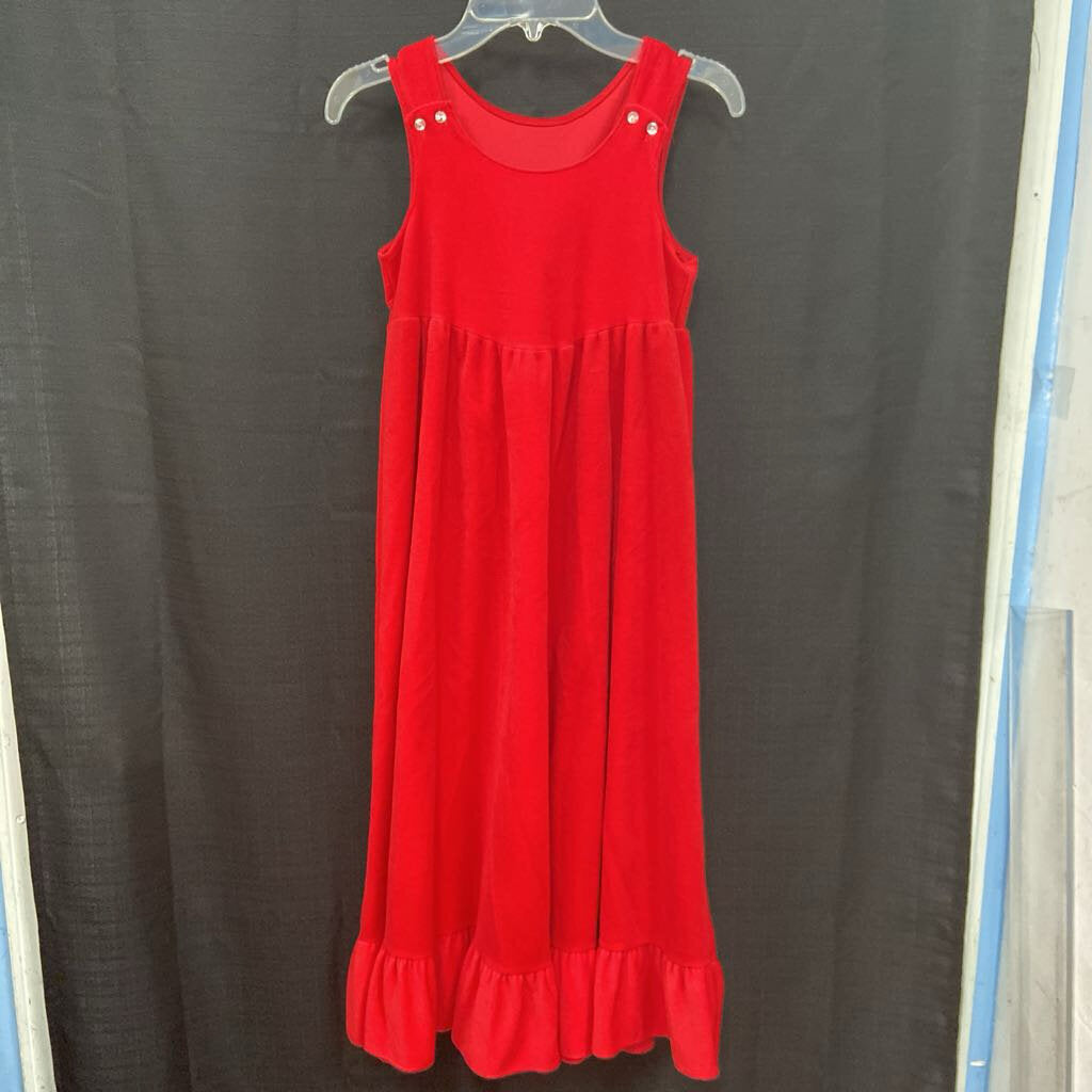 Ruffle Hem Dress (Her Majesty)