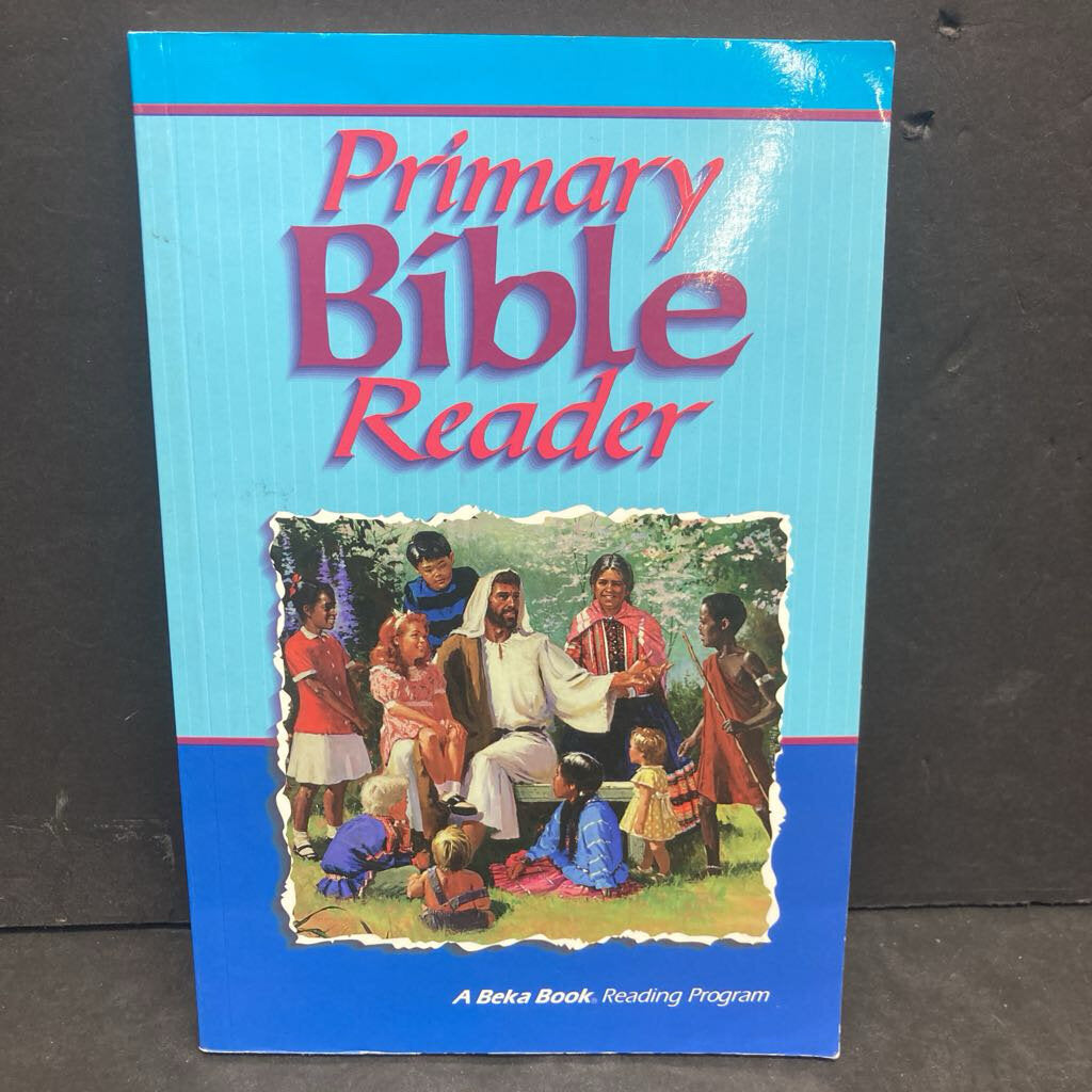Primary Bible Reader: 2nd Edition (A Beka Book) (Blue Cover) -homeschooling religion workbook educational paperback