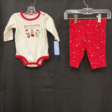 Load image into Gallery viewer, 2pc &quot;baby&#39;s...&quot; Christmas Outfit
