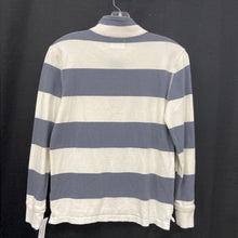 Load image into Gallery viewer, Half Zip Striped T-Shirt
