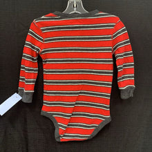 Load image into Gallery viewer, Striped Button Onesie
