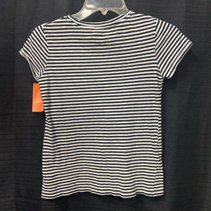 Striped Sparkly Heart Top
