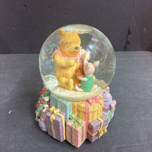 Load image into Gallery viewer, Disney Winnie the Pooh Christmas musical snow globe.
