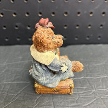 Load image into Gallery viewer, Bailey Bear With Suitcase Figurine
