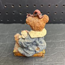 Load image into Gallery viewer, Bailey Bear With Suitcase Figurine
