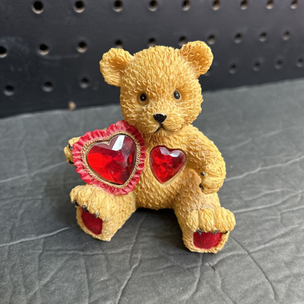 Valentine's Day Teddy Bear Figurine