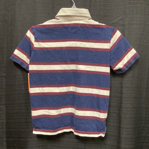 striped polo shirt