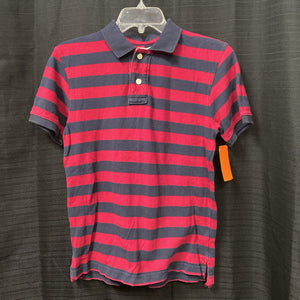 Striped polo shirt