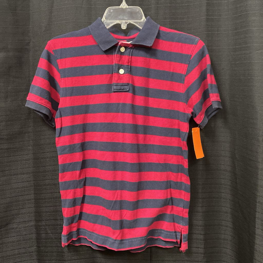 Striped polo shirt