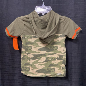 hooded camouflage tshirt
