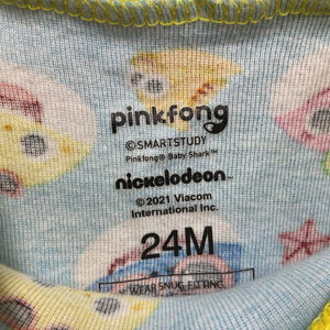 2pc pinkfong sleepwear