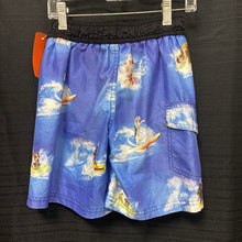 Load image into Gallery viewer, surfing dogs swim shorts
