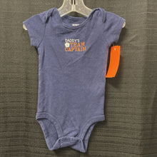 Load image into Gallery viewer, "daddy's team captain" soccer onesie

